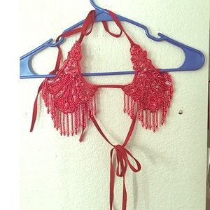 Beaded rave bra. Never worn. Accepting offers